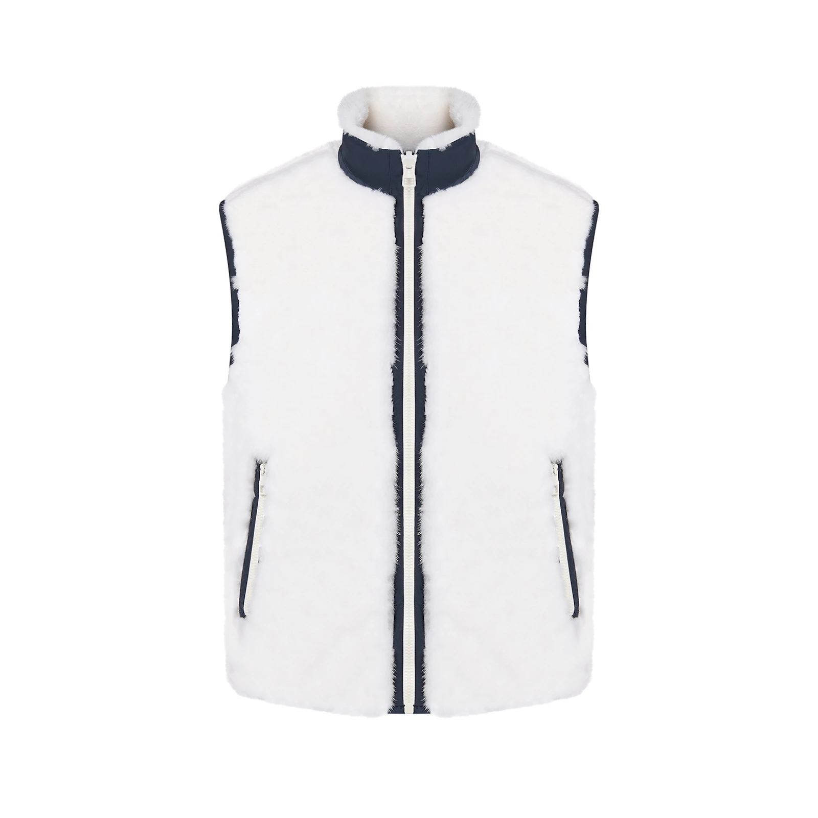 

EDGO Floral Intarsia Fur Leather Tank Jacket #edgo6416