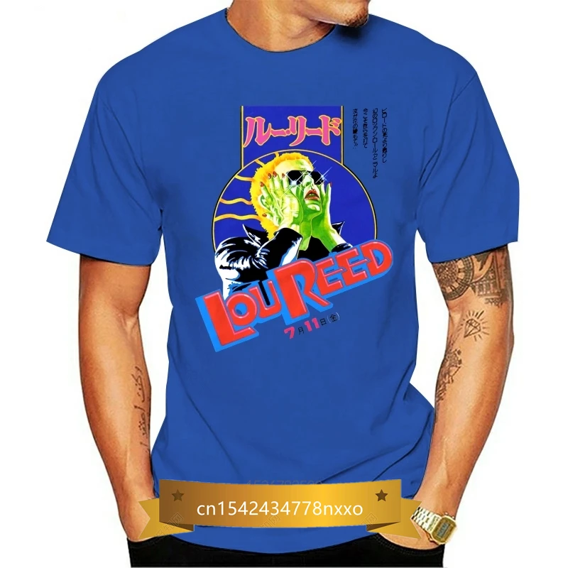 

T-shirt lou reed velvet underground glam rock retro japan japanese vintage retro t-shirt gym sportswear tops
