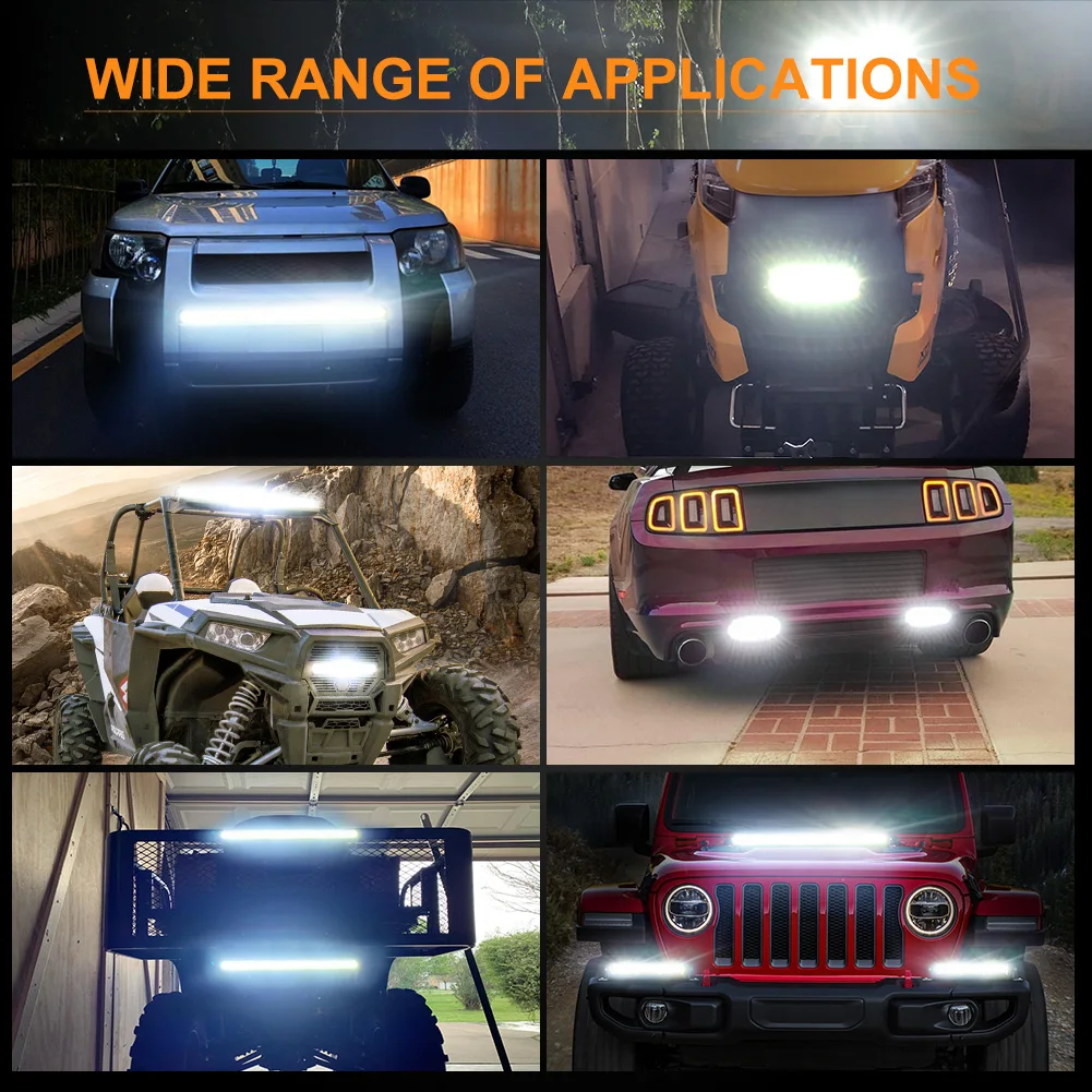 Ультратонкая светодиодная панель NAOEVO 7 дюймов 12 В 24 4x4 для грузовиков