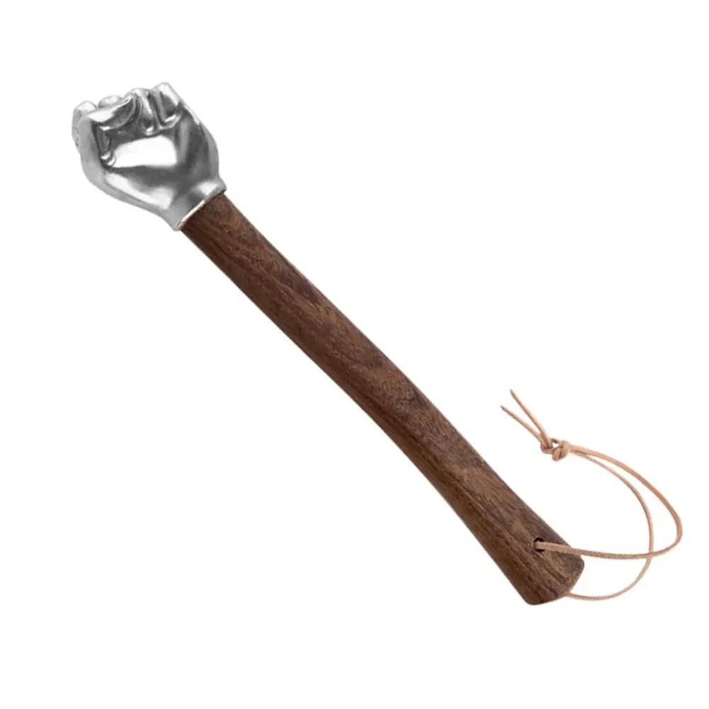 

Молоток в форме кулака из нержавеющей стали с деревянной ручкой для дома, отдыха на природе, кемпинга, молоток для ногтей, декоративный орнамент, подарок