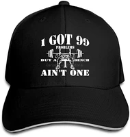i got 99 problems but a bench aint one unisex sandwich cap casquette trucker hat sandwich hat