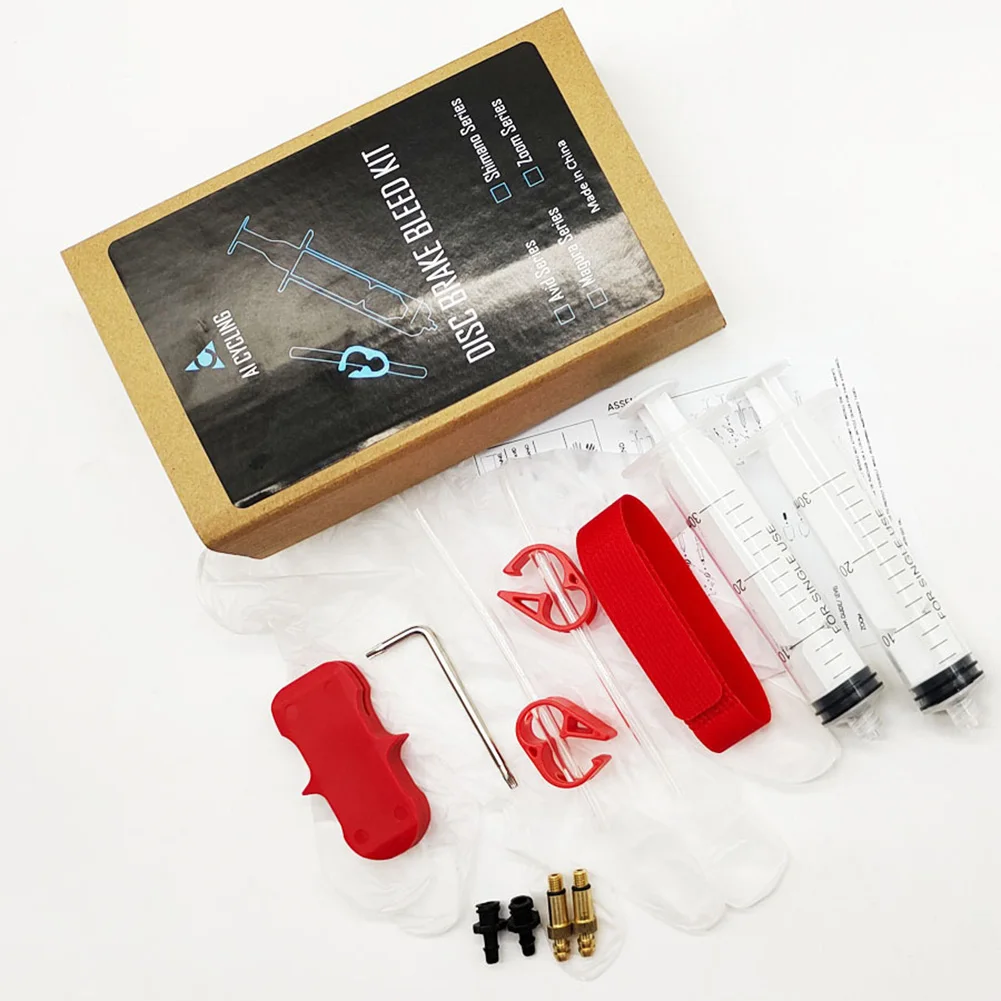 

Bicycle Bike MTB Hydraulic Disc Brake Oil Bleed Tools Professional Disc Brake Oil Change Tool Kit 999999999999999999999999