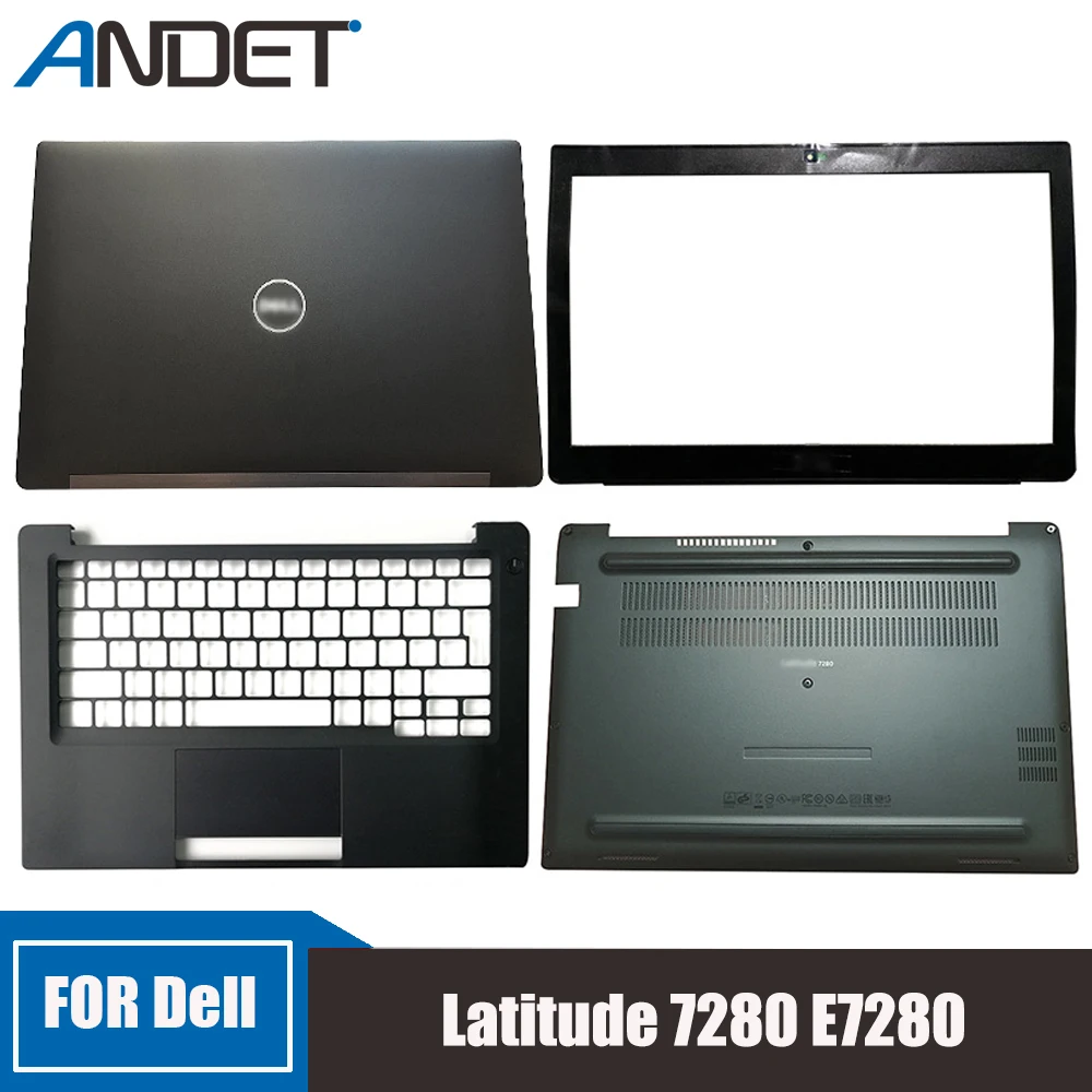 

New Original For Dell Latitude 7280 E7280 Laptop Case LCD Back Cover/Front Bezel/Hinges/Palmrest/Bottom Base Lower Shell