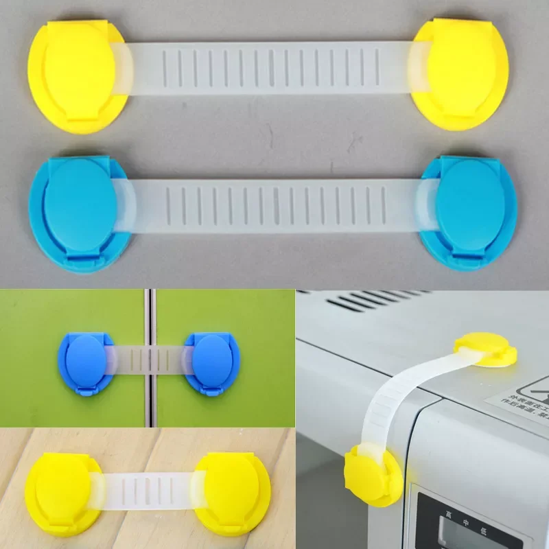 

10pcs/pack Children Protective Locks Baby Safety Door lock Long Short Style ABS Locks Drawer Lock home Furniture accessories