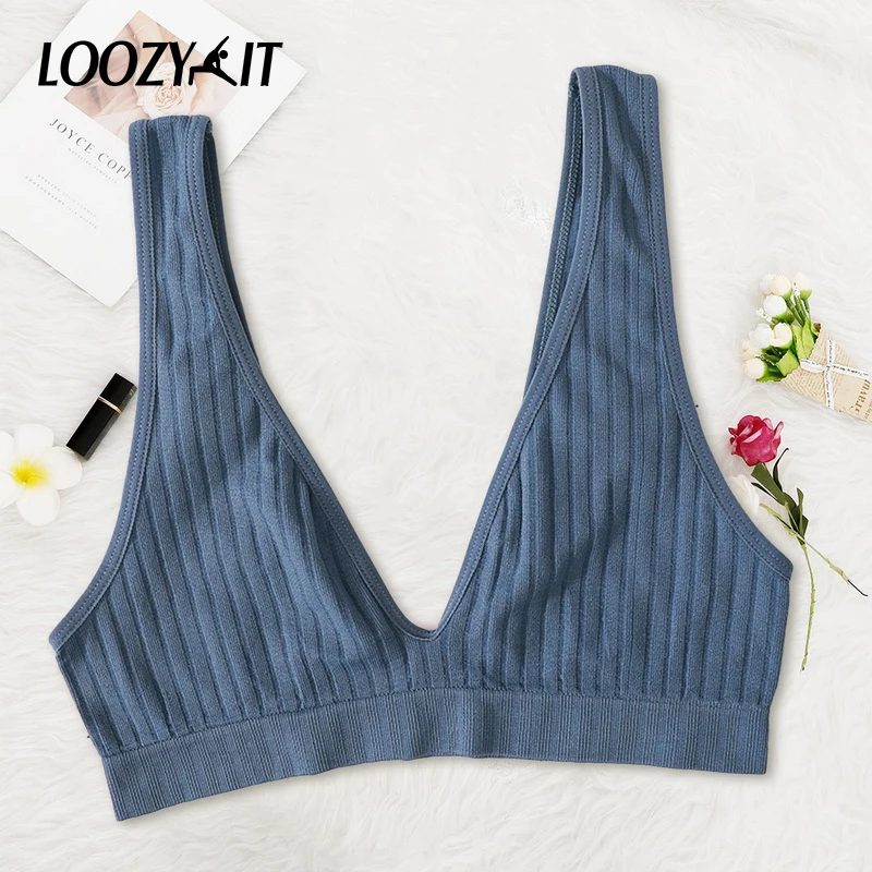 Бесшовный бюстгальтер спортивные бюстгальтеры для женщин с глубоким V-образным