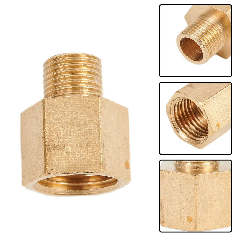 

Brass BSP-NPT Adapter 1/8\" Male BSPT To 1/4\" Female NPT Brass Pipe Fitting Tool Ferramenta Durable Accessories