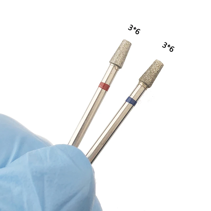 1 Шт. Короткое Алмазное Сверло Для Ногтей С Формой Зонтика Уход За Кутикулой