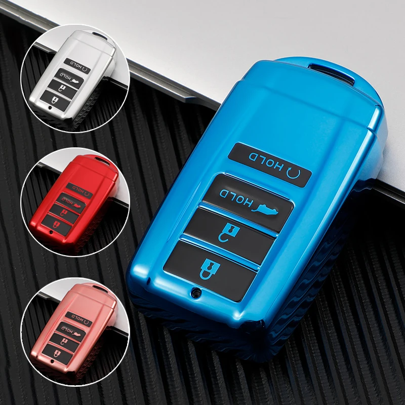 

Soft TPU Car Key Case Cover Shell Fob for Honda Acura RLX MDX CDX TLX-L NSX RDX Auto Key Chains Protector Accessories