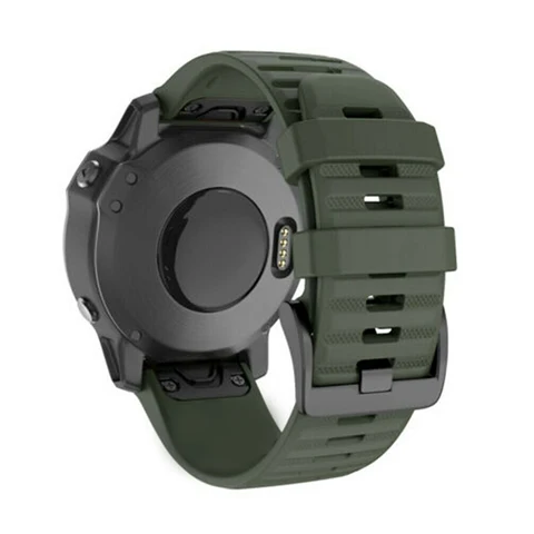 Силиконовый ремешок 20, 22, 26 мм для часов Garmin Fenix 6 Pro 6X 6X 7 7X 7S Pro Fenix 8 5X 5 5s Plus Epix Gen2 965 955 D2 3HR QuickFit