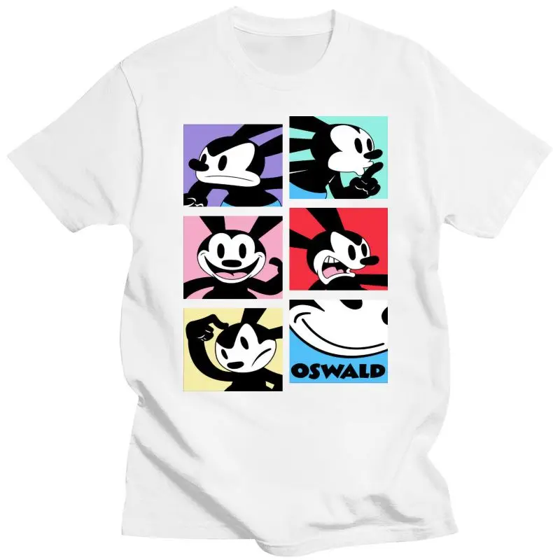 

Мужская одежда, мужская футболка Oswald, счастливый кролик, эмоции, футболка, женская футболка