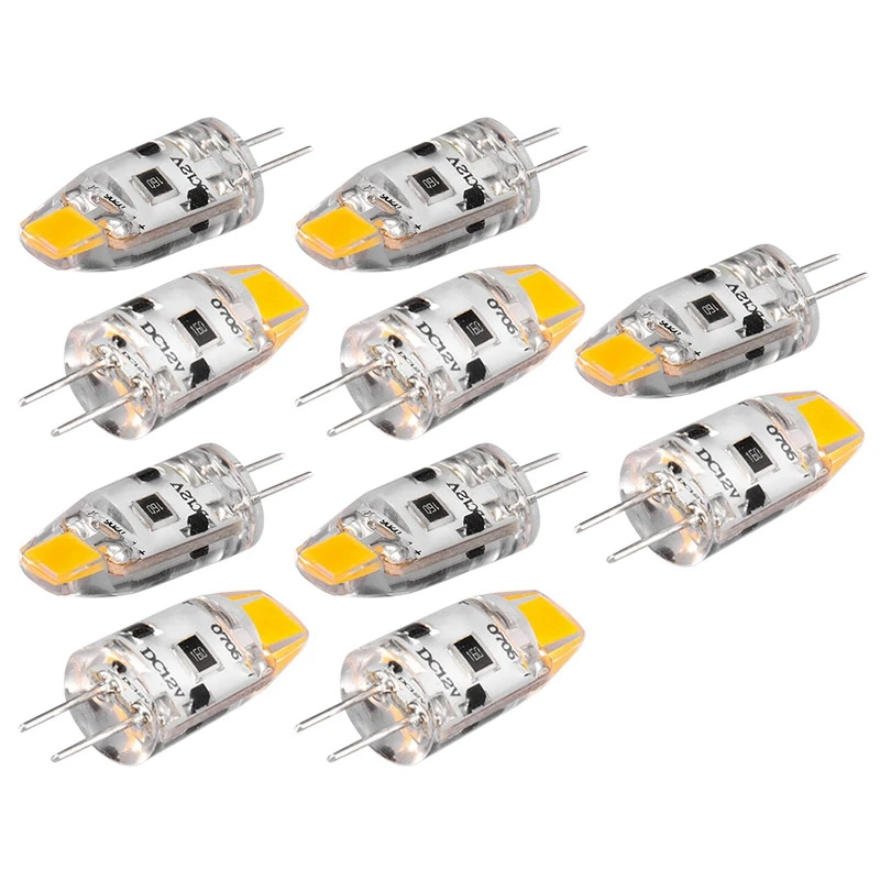 

G4 LED Bulb 12V DC Dimmable COB LED G4 Bulb 1.5W 360 Beam Angle To Replace 15W Halogen Lamp