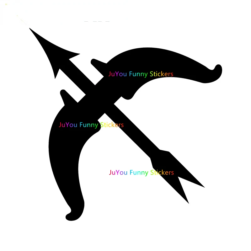 

JuYou Funny Stickers Exterior Accessories for Kid Icarus Bow and Arrow Silhouette Car Stickers Decals Vinyl Graphics Car Goods