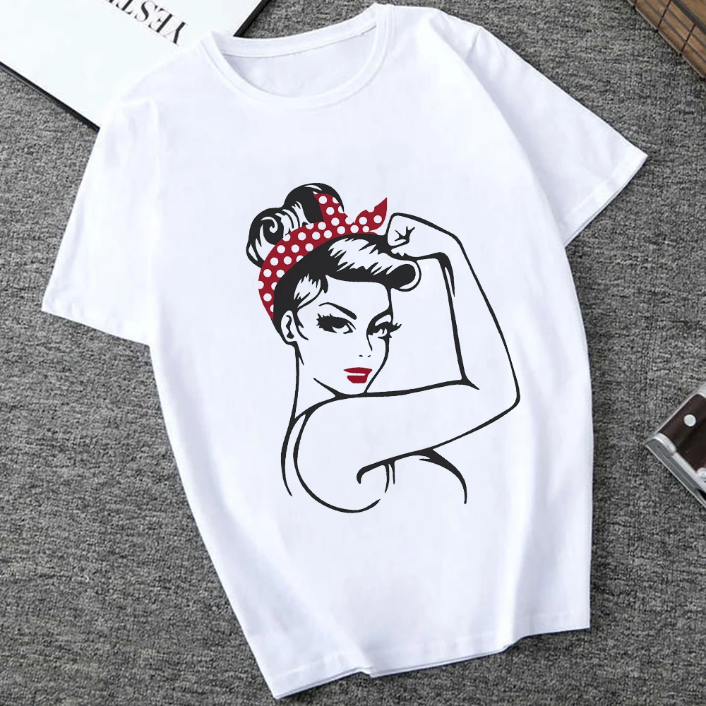 

2022 Women T Shirts Fashion Unique New Design Retro Style Comfortable Soft Short Sleeve Printed T-shirts Casual Versatile Mature