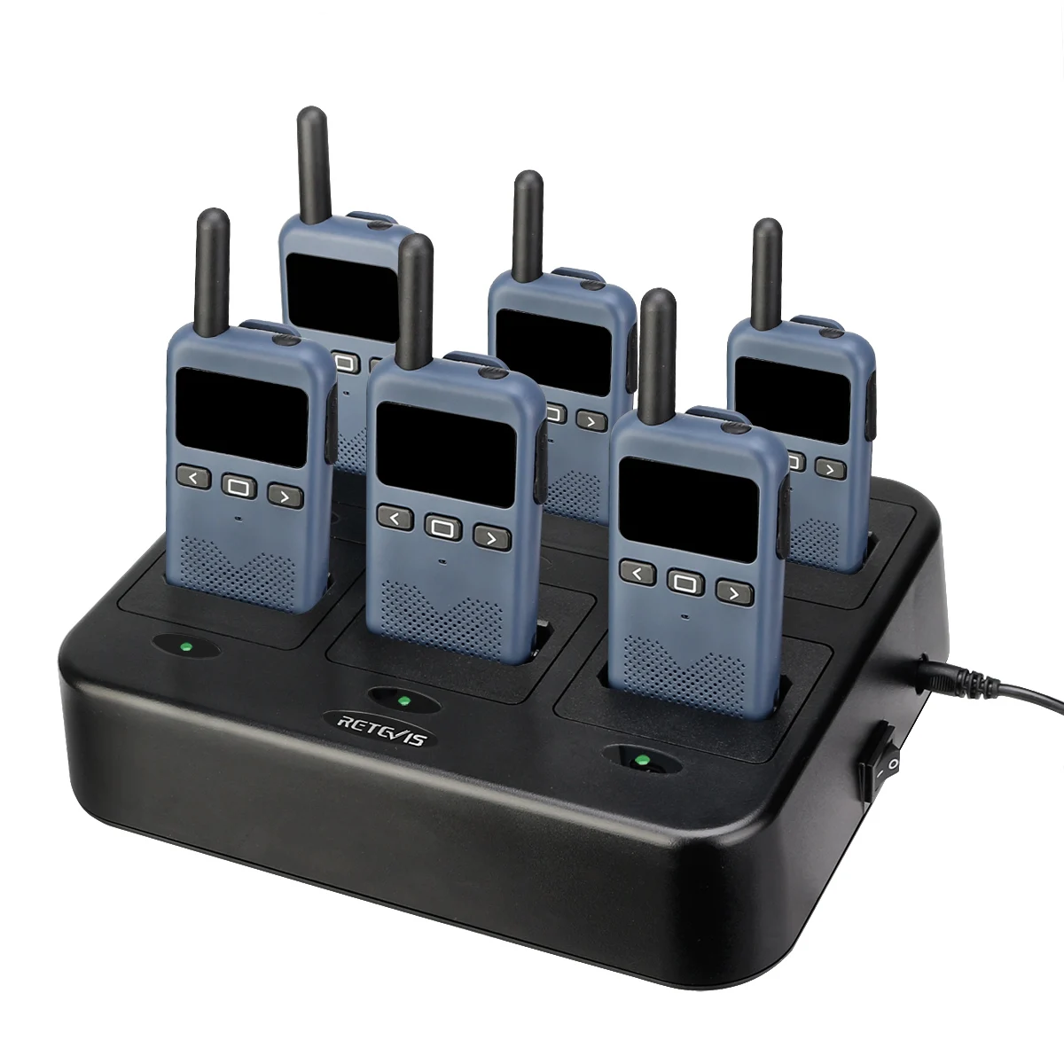 

6pack long standby business commercial two way radio set FRS License-free Radio Retevis RB19 walkie talkie with rapid charger