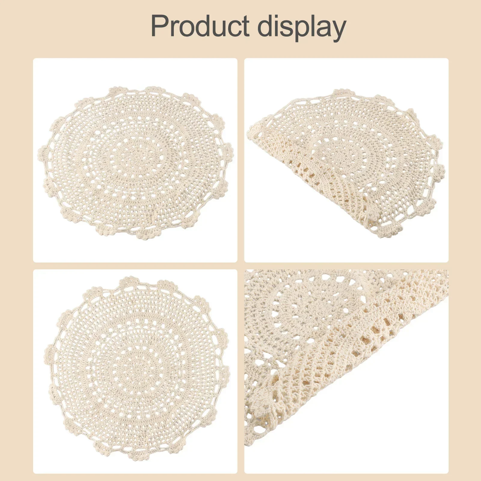 Украшение скатерти винтажное полотенце декор вязаная крючком кружевная