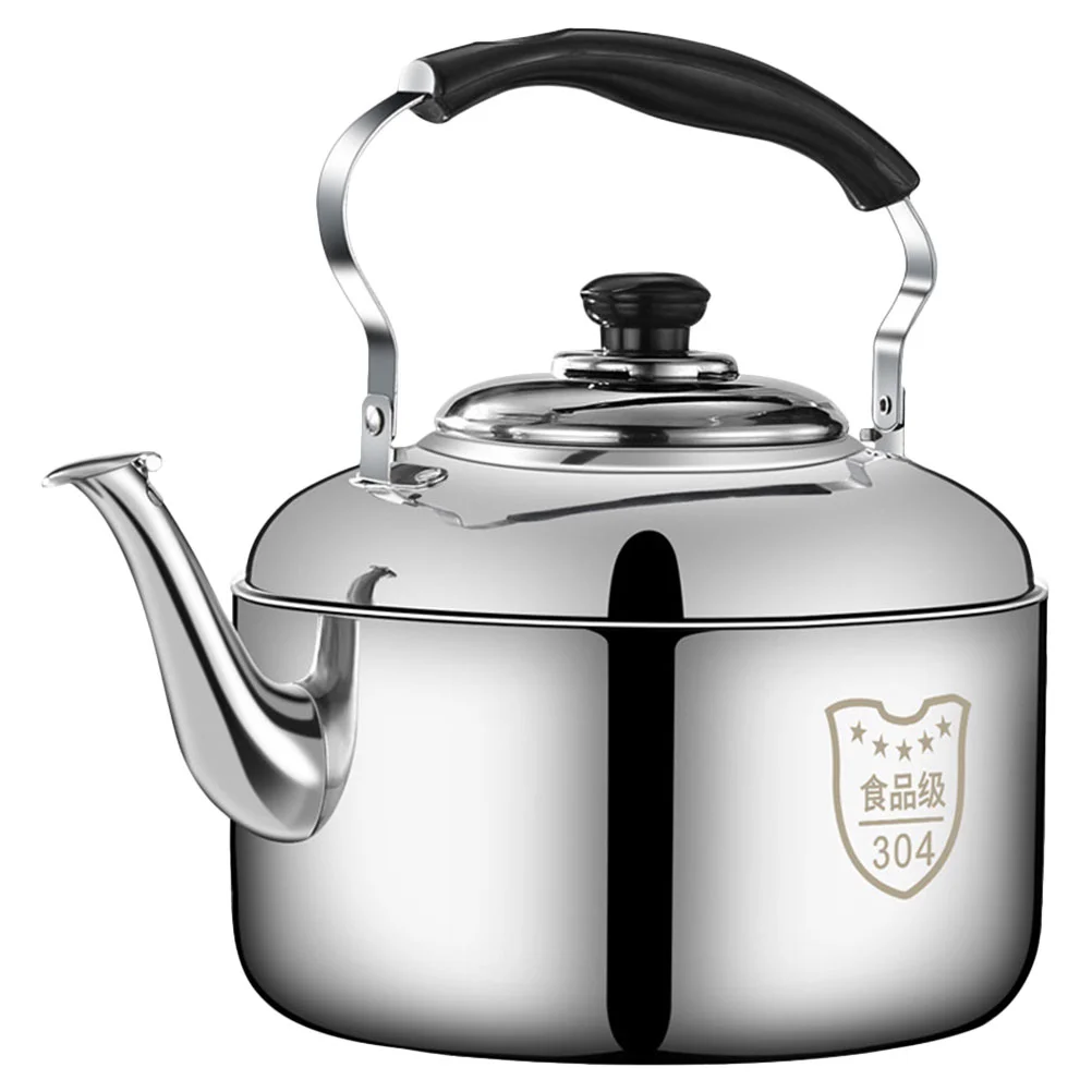 

Stove Top Whistling Tea Kettle Practical Stainless Steel Teakettle Teapot Large Capacity Tea Kettle Pot 4L Kettles boil water