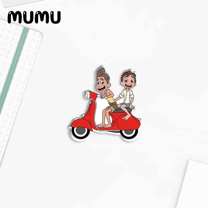 Новинка 2024 броши с лацканами Luca из фильма Милые Акриловые Броши ручной работы