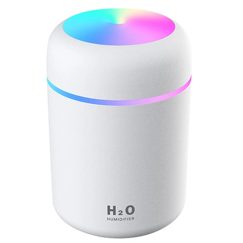 

4 Types Humidifier Ultrasonic Whisper-quiet Operation Aroma Diffuser with LED Light Mini Deck Car Air Humidifier Mist Maker