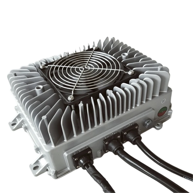 

72v 40a Electric Motorcycle on Board Charger Air Cooling Fan 3.3kw on Board Charger 48v -440v DC