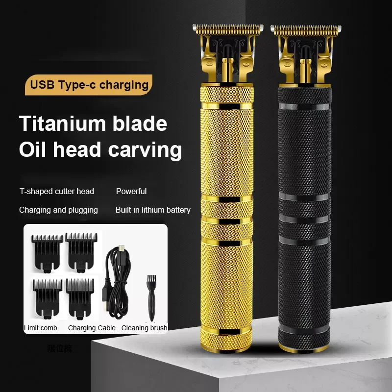 

NEW2023 USB Rechargeable Hair Clipper Hair Trimmer Baldheaded Hair Clipper Cordless Shaver Trimmer Men Barber Cutting Machine