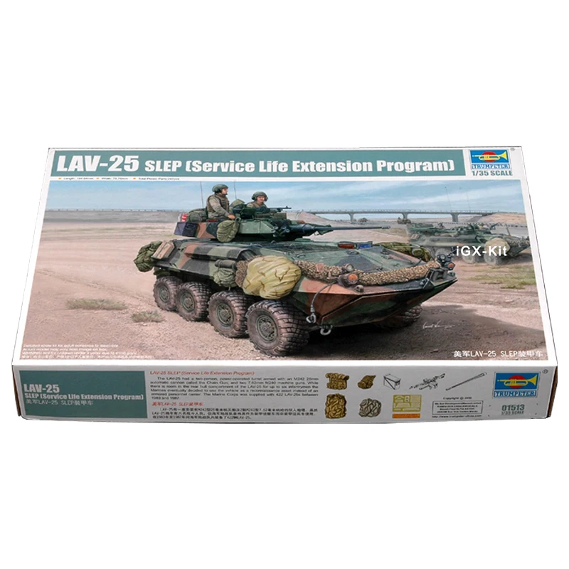 Trumpeter 01513 1/35 US LAV-25 LAV25 фотоармированный автомобиль военная игрушка подарок