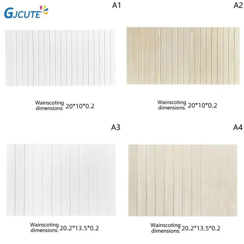 

1 шт., моделирующая Геометрическая модель кукольного домика, мини-комната, отделка стен, украшение для дома, аксессуары для украшения кукольного домика