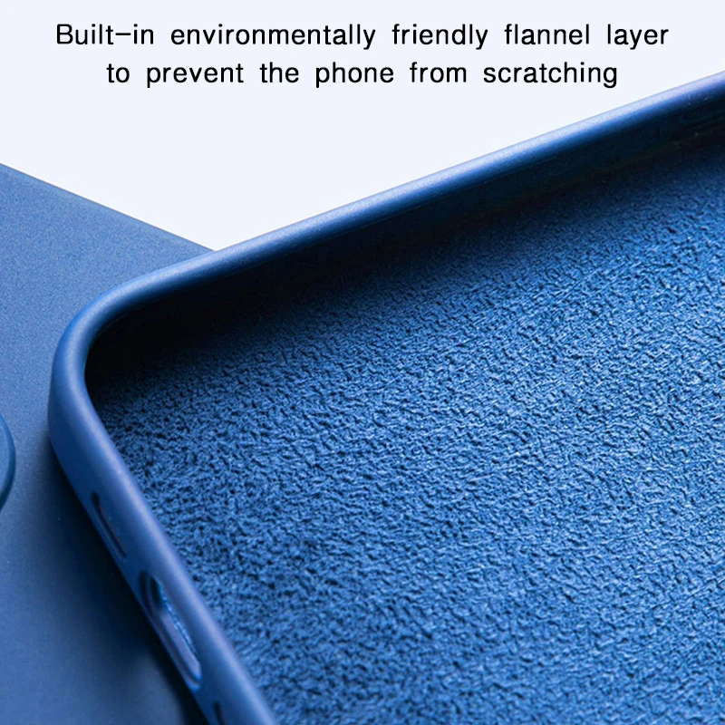 Оригинальные квадратные жидкие силиконовые чехлы для VIVO X23 чехол на заднюю