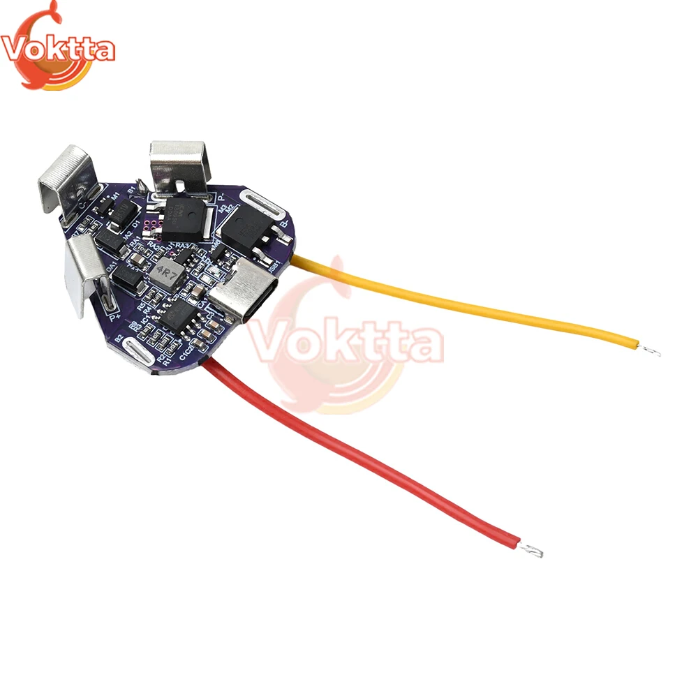 

12,6 В 3S 20A BMS Плата защиты от зарядки аккумулятора 18650 Плата защиты литиевой батареи Тип-C Порт зарядки