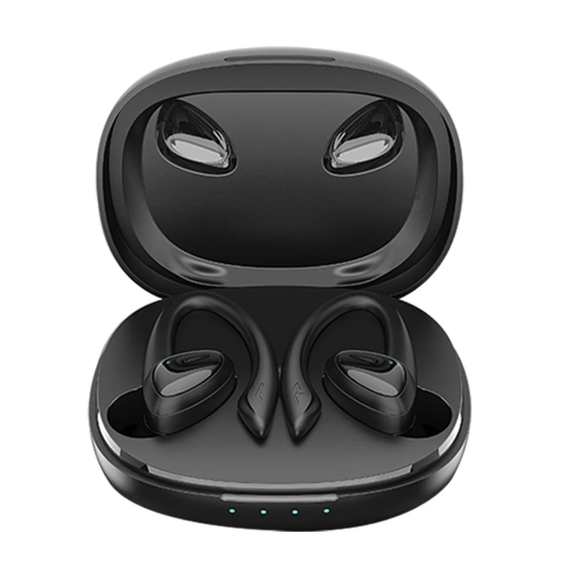 

Bluetooth-наушники с зарядным боксом емкостью аккумулятора 40 мА, 400 мАч