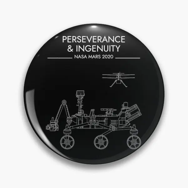 

Настраиваемая мягкая Металлическая Булавка на пуговицах Perseverance enguity Mars 2020 Wh, для любимых мультяшных шляп, декоративная брошь на воротник