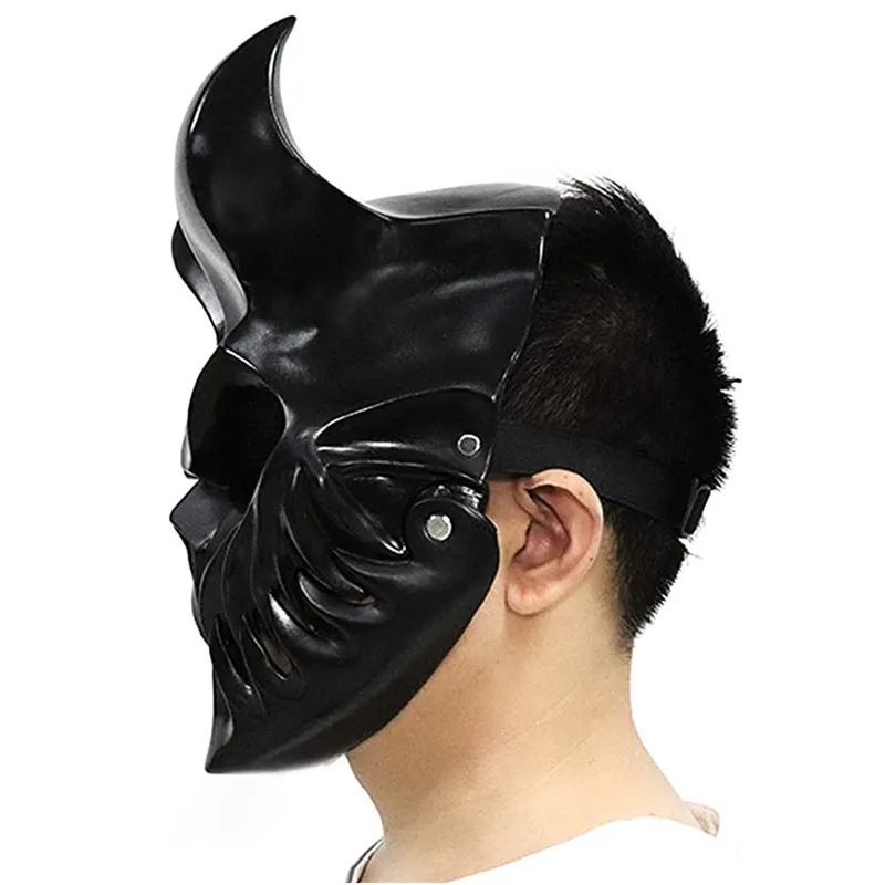 Булекс Хэллоуин Демон Маска Смола Резня Чтобы Предотвратить Ребенка Тьмы Рот Может Перемещать Маски Дэткор Бэнд Косплей Аксессуар