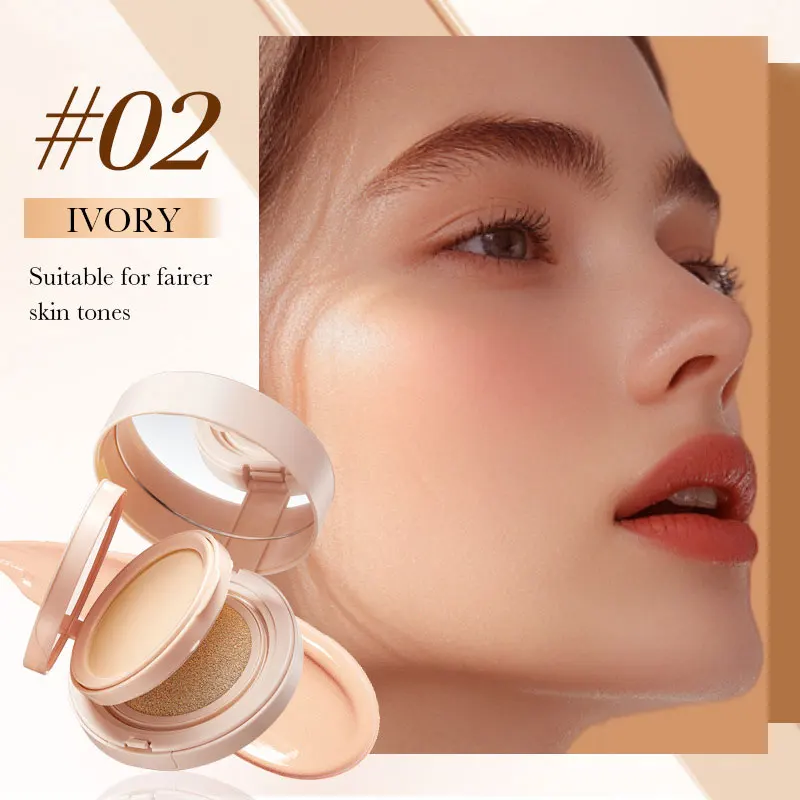 Фото SADOER Powder Air Cushion Flawless BB Cream 2 в 1: Стойкий консилер и тональный крем №2