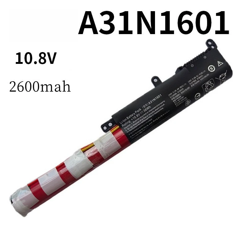 Фото Высококачественная сменная батарея для ноутбуков ASUS A31N1601 A541U F541U R541UJ R541UA X541A, 2600 мАч, 10.8 В, литий-ионная. №2