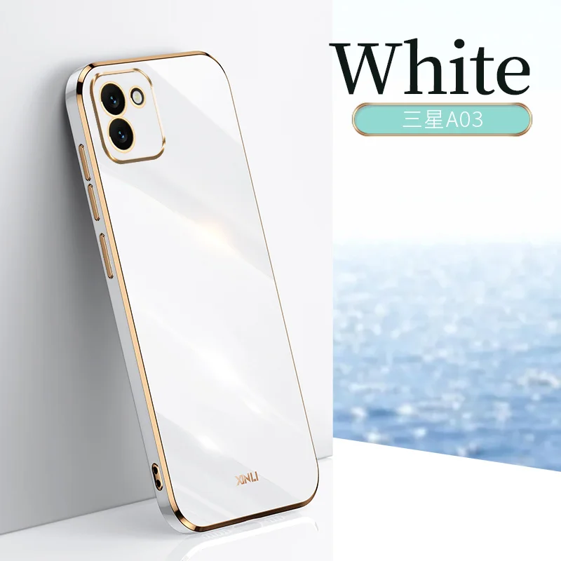 Для Samsung Galaxy A03 чехол Роскошный квадратный SM-A035F SM-A035F/DS для телефона