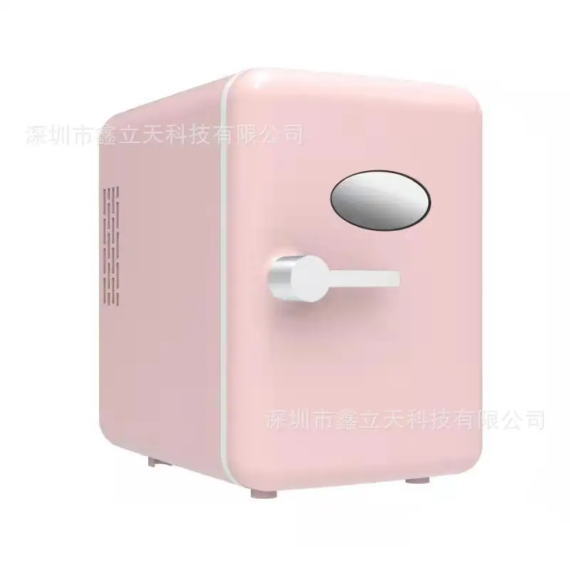 6L Mini Refrigerator Dormitory Dual Use in Car and Home Small Beauty Refrigerator Spot Gift Car Refrigerator