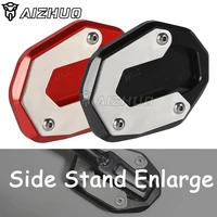 cnc kickstand plate enlarge for scrambler 800 full throttle motorcycle foot side stand extension 2014 2015 2016 2017