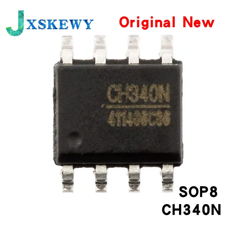 

5PCS USB To Serial Chip CH340N CH340 SOP-8 Built-in Crystal Oscillator