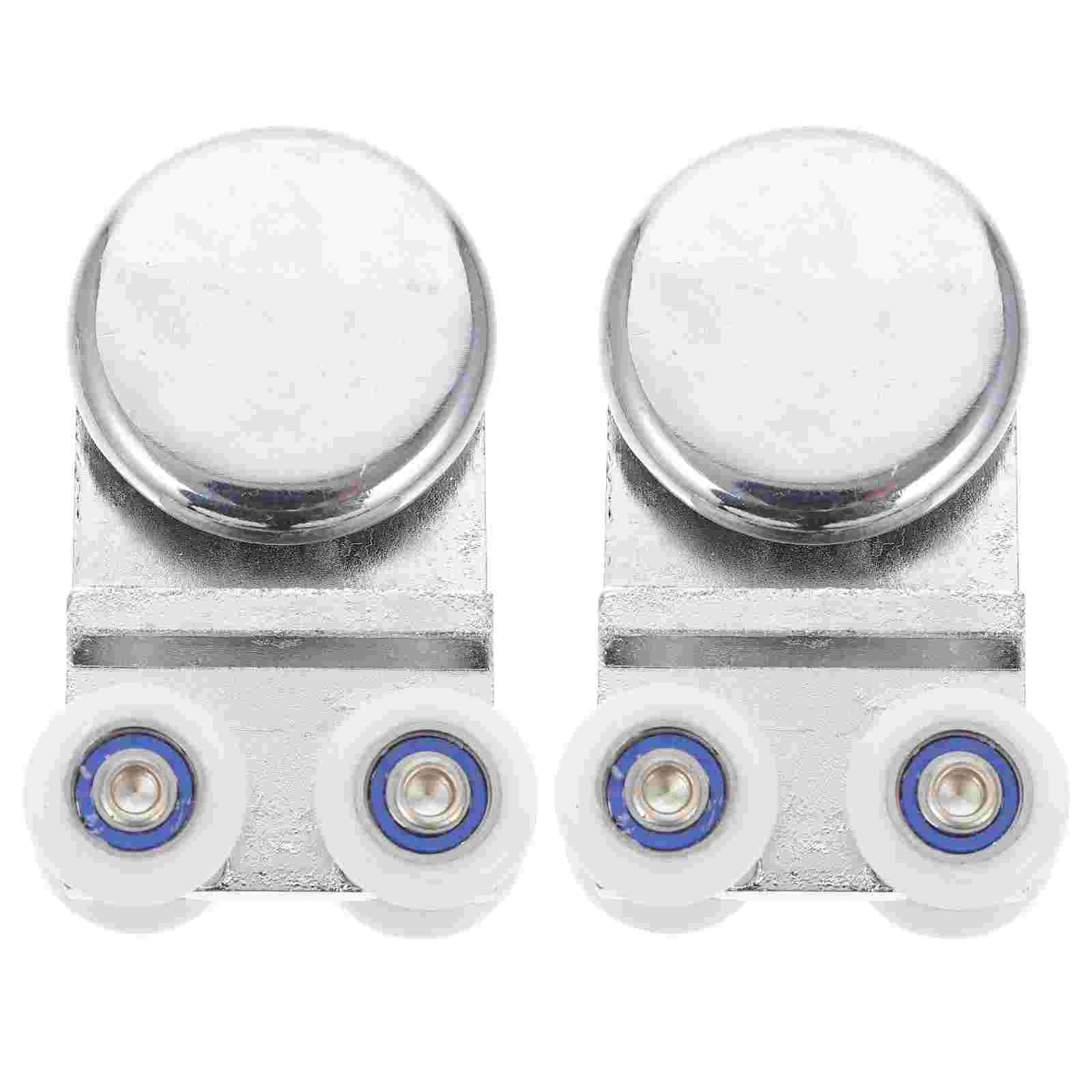 

2pcs Shower Room Crane Pulley Old-fashioned Bathroom Glass Sliding Door Wheels