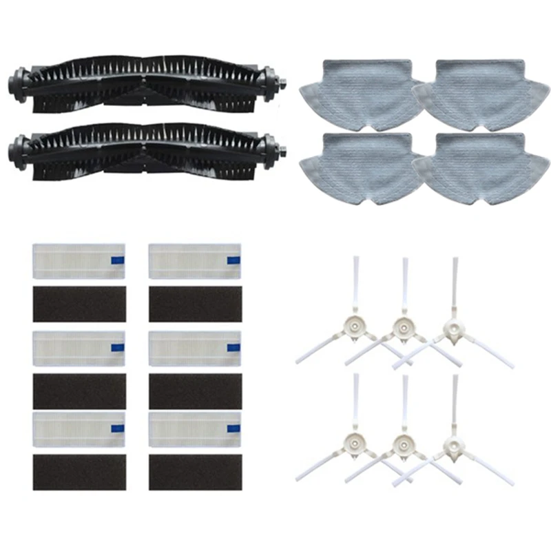 

Main Brush Side Brush Mop Cloth HEPA Filter For 360 S6 Robotic Vacuum Cleaner Parts Accessories