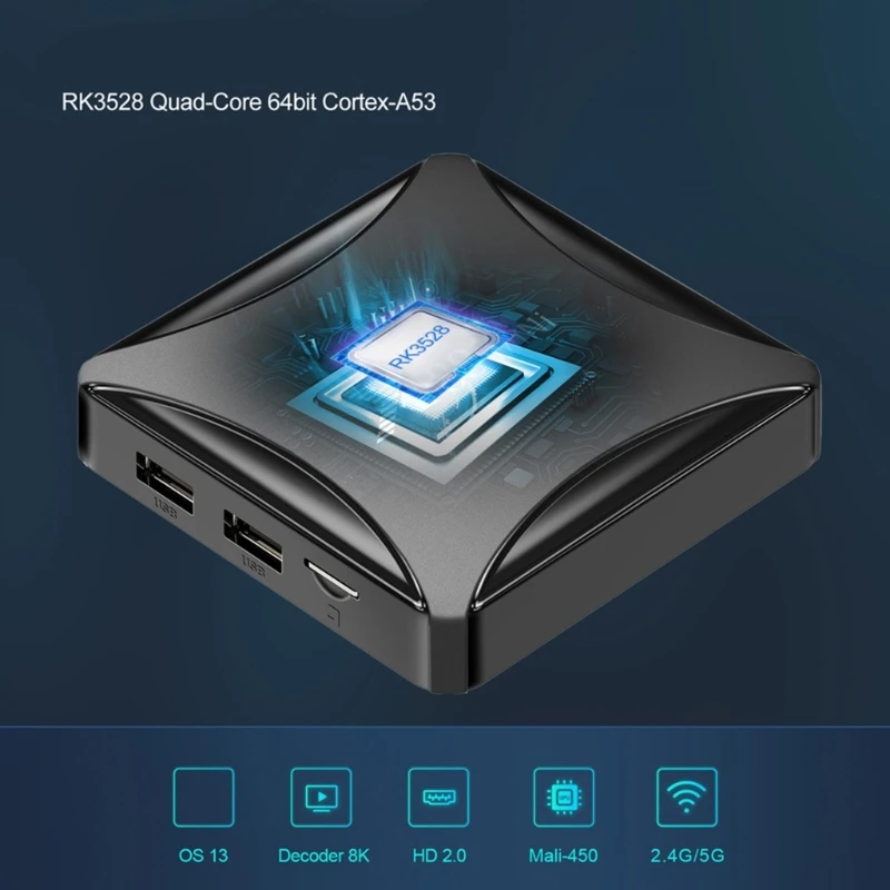 X88 Mini13 2G + 16G Dongle 5 ГГц WIFI медиаплеер ТВ-приставка 2 4 Прямая поставка