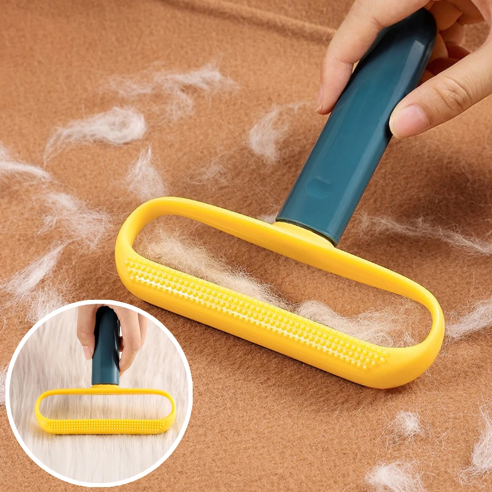 

Portable Lint Remover Pet Hair Brush Furniture Clothes Carpet Woolen Coat Fluff Fabric Fur Shaver Double-Sided Depilatory Tool