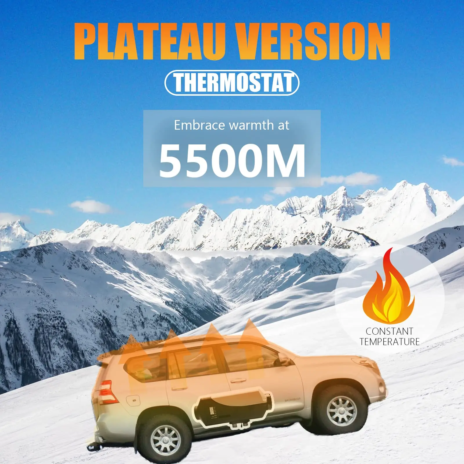 Автомобильный парковочный обогреватель 5-8000 Вт 12 В/24 В 2000