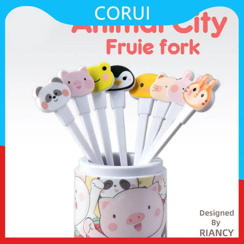 

Delicious Rest Assured Small And Convenient To Insert Ins Wind Lovely Shape Fruit Stick Feel Comfortable Fruit Fork Tableware