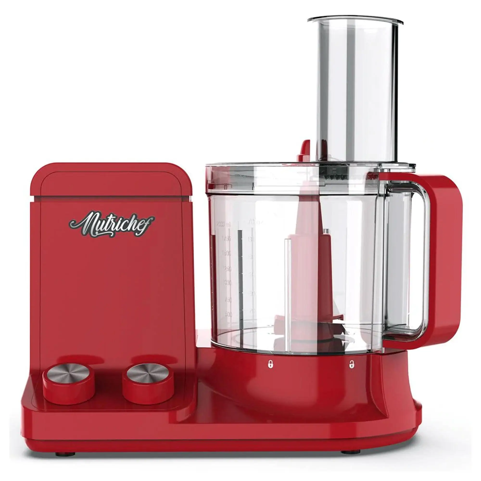 

NutriChef 12 Cup Multifunctional Food Processor with 6 Attachment Blades