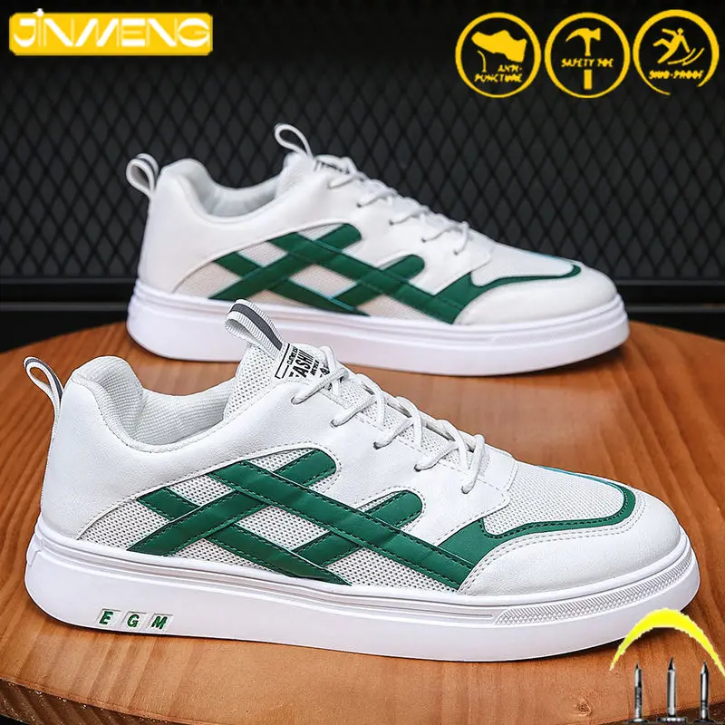 

Men's Women's Work Safety Shoes Fashion Sneakers Indestructible Protection Anti-Drop Anti-Slip Anti-Smash