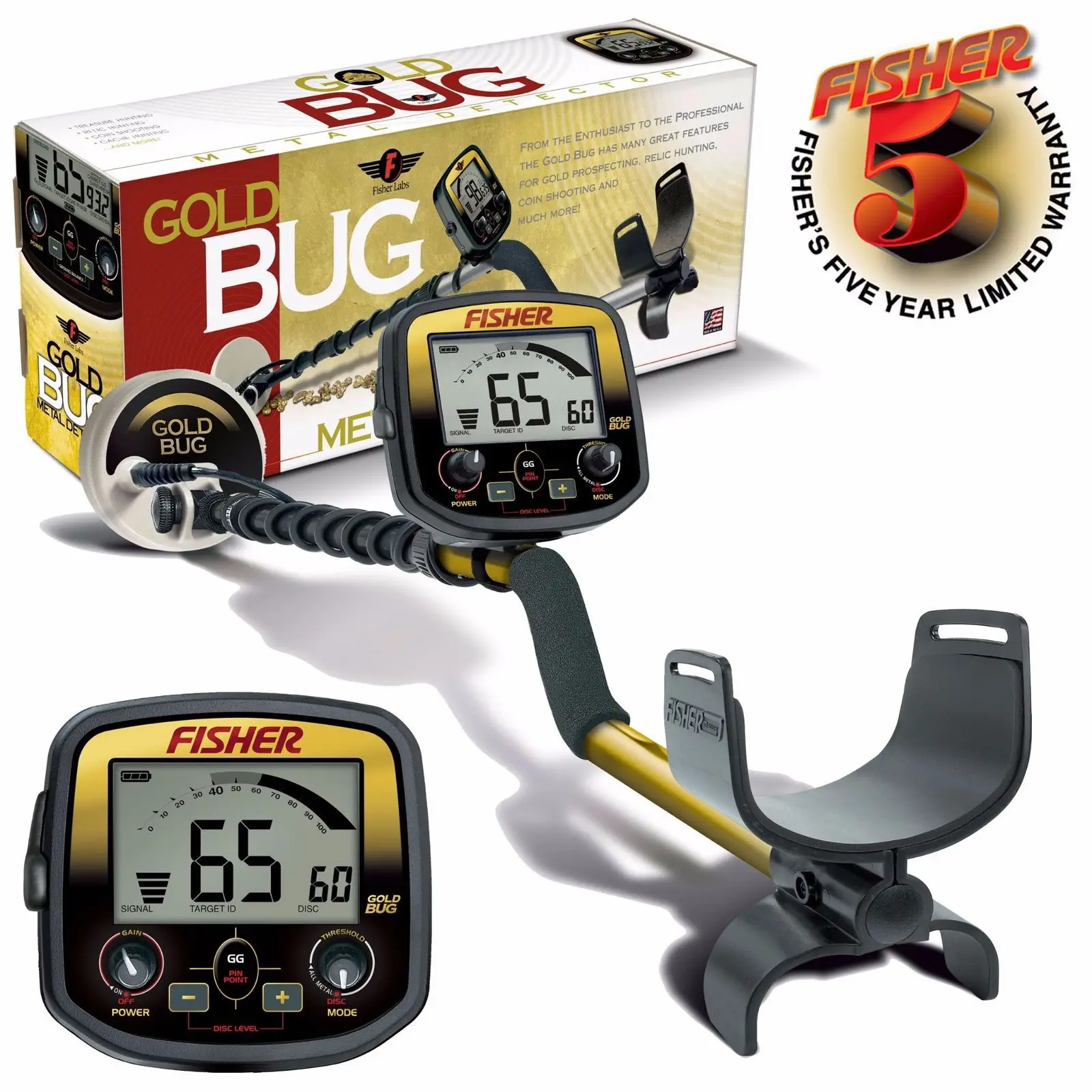 Фото Металлоискатель BUG Pro Gold Bug для поиска металлов под землей №5