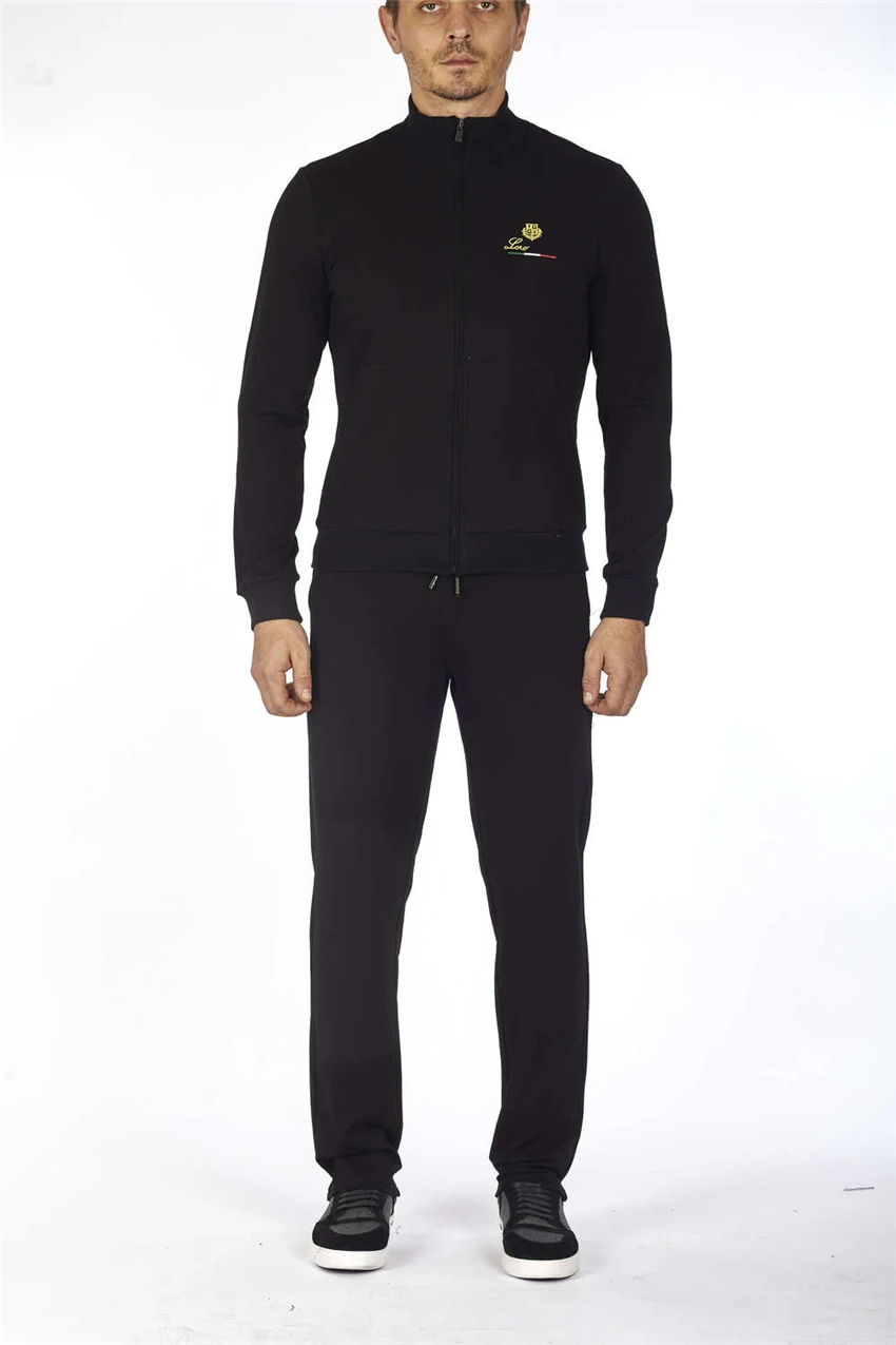 

Zanebono Спортивная одежда для мужчин весна 2024 тянущаяся ткань Толстый Новый Повседневный английский хлопок Мода Вышивка удобный кардиган M ~ 4XL