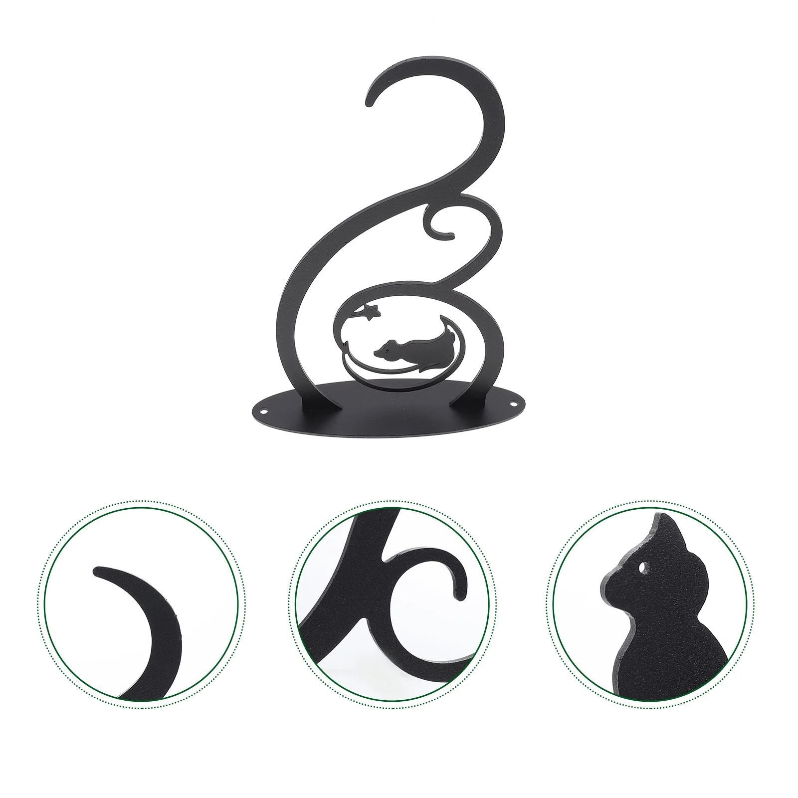 

Cat Design Wall Mounted Flower Basket Hook Stainless Steel Plant Hanger
