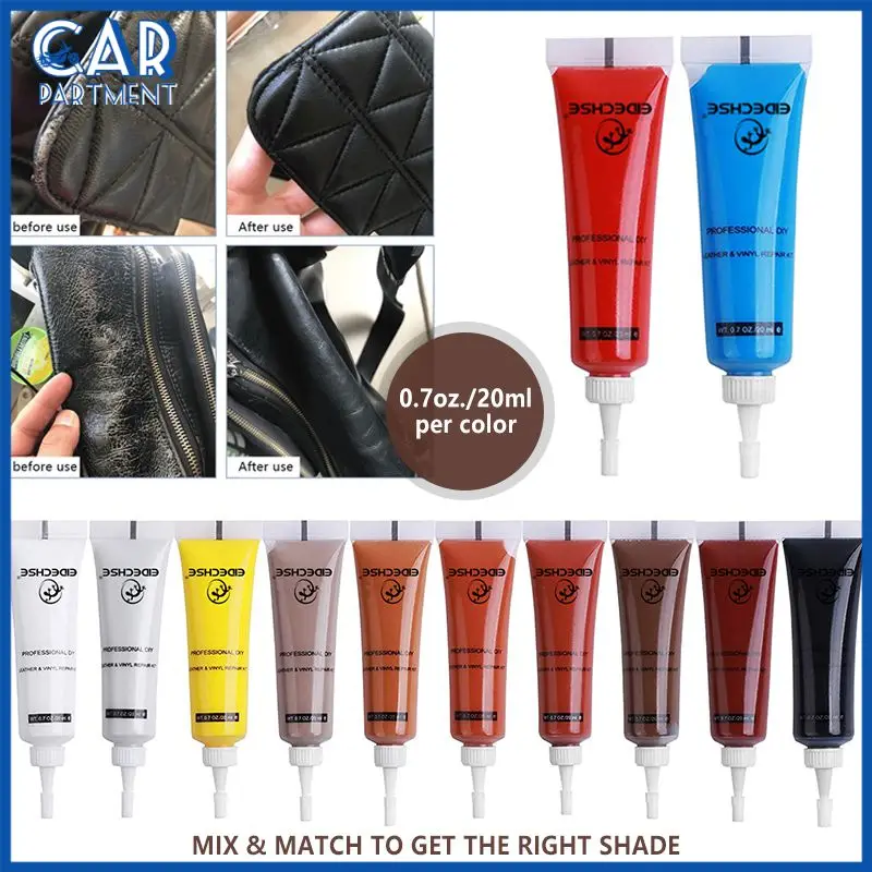 

20ml Car Seat Leather Repair Agent Leather Tonic Cream Home Leather Color Repair Refurbishing Cream Paste Leather Cleaner