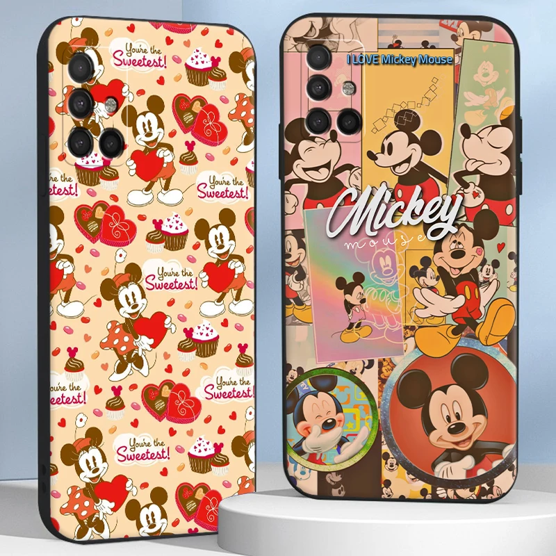 

Disney Mickey Phone Cases For Samsung S20 FE S20 S8 Plus S9 Plus S10 S10E S10 Lite M11 M12 S21 Ultra Protective Soft ShockProof